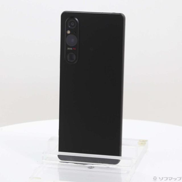 (中古)SONY Xperia 1 V 256GB ブラック SOG10 au SIMフリー(262-ud)