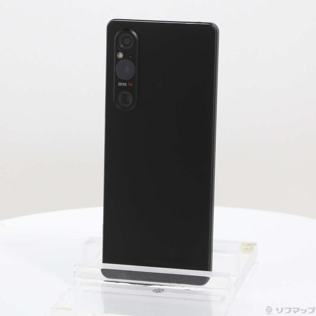(中古)SONY Xperia 1 V 256GB ブラック SOG10 au SIMフリー(344-ud)