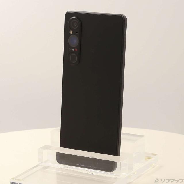 中古)SONY Xperia 1 V 256GB ブラック SOG10 au SIMフリー(349-ud