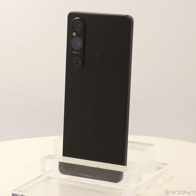 中古)SONY Xperia 1 V 256GB ブラック SOG10 au SIMフリー(258-ud)の