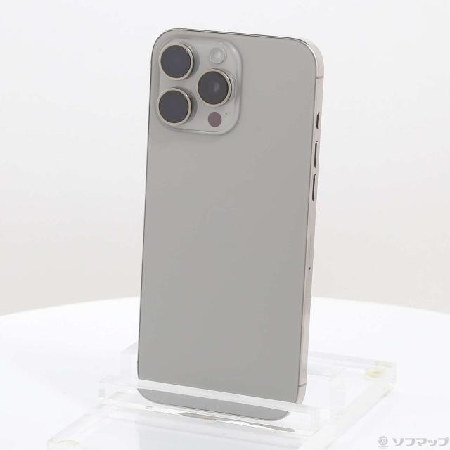 (中古)Apple iPhone16 Pro Max 1TB ナチュラルチタニウム MYWU3J/A SIMフリー(262-ud)