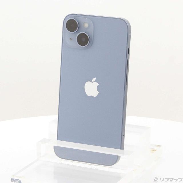 (中古)Apple iPhone14 256GB ブルー MPWN3J/A SIMフリー(269-ud)