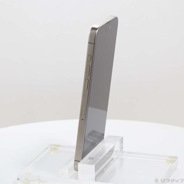 (中古)Apple iPhone15 Pro Max 256GB ナチュラルチタニウム MU6R3J/A SIMフリー(269-ud)