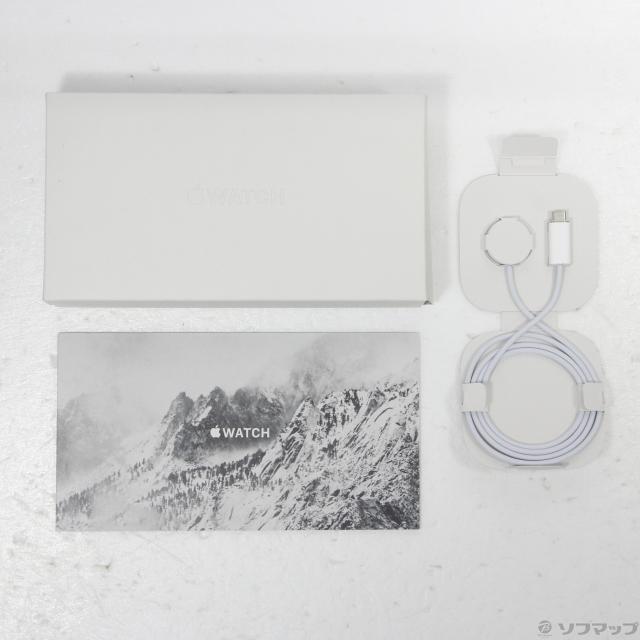 (中古)Apple Apple Watch Ultra GPS + Cellular 49mm チタニウムケース グリーンアルパインループ(344-ud)_4