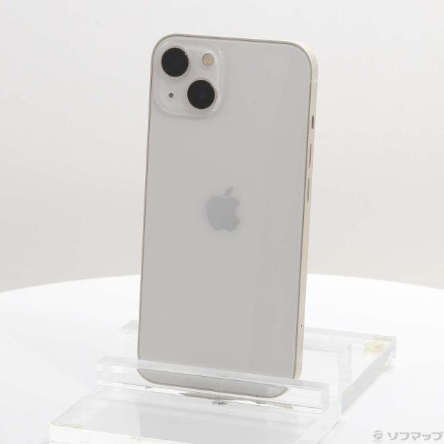 (中古)Apple iPhone13 128GB スターライト MLND3J/A SIMフリー(377-ud)