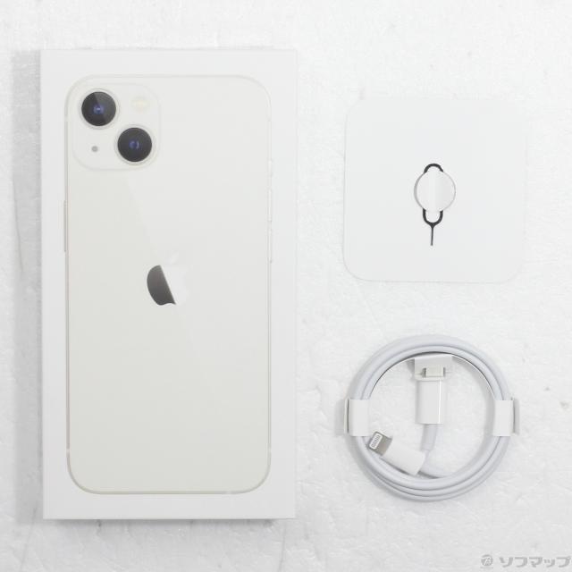 (中古)Apple iPhone13 128GB スターライト MLND3J/A SIMフリー(377-ud)_4
