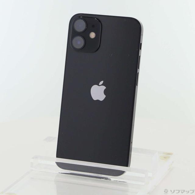 (中古)Apple iPhone12 mini 128GB ブラック MGDJ3J/A SIMフリー(371-ud)