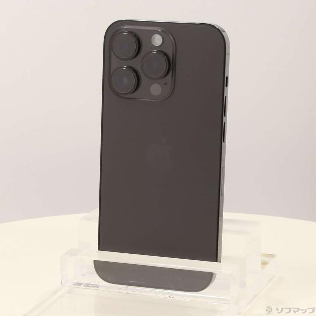 (中古)Apple iPhone14 Pro 128GB スペースブラック MPXU3J/A SIMフリー(305-ud)