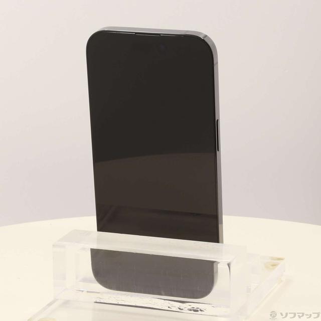 (中古)Apple iPhone14 Pro 128GB スペースブラック MPXU3J/A SIMフリー(377-ud)