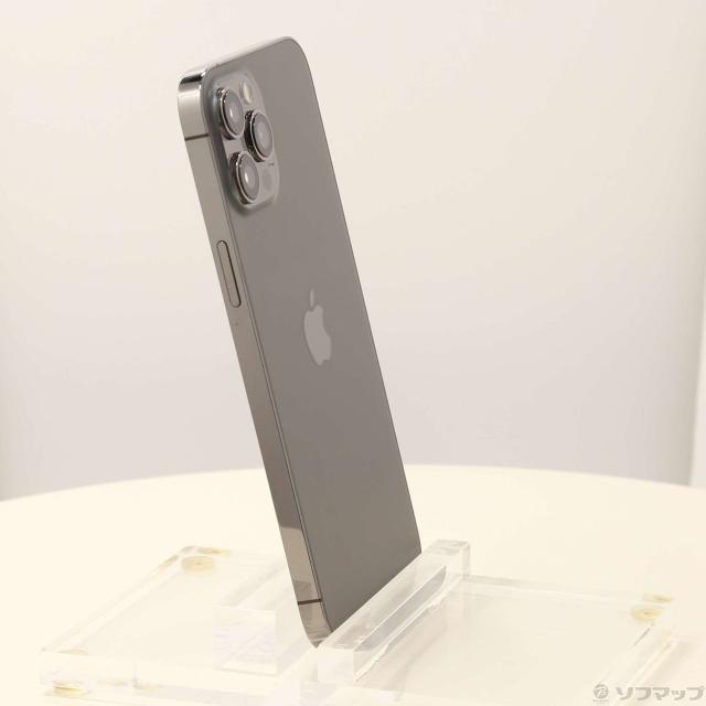 (中古)Apple iPhone12 Pro Max 256GB グラファイト MGCY3J/A SIMフリー(344-ud)