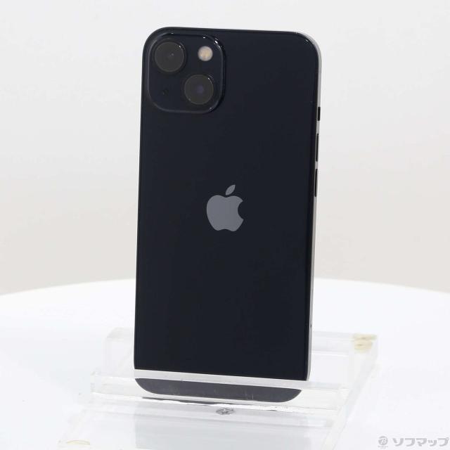(中古)Apple iPhone13 128GB ミッドナイト MLNC3J/A SIMフリー(295-ud)