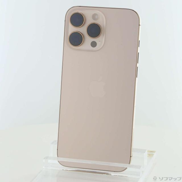 (中古)Apple iPhone16 Pro Max 256GB デザートチタニウム MYWJ3J/A SIMフリー(377-ud)