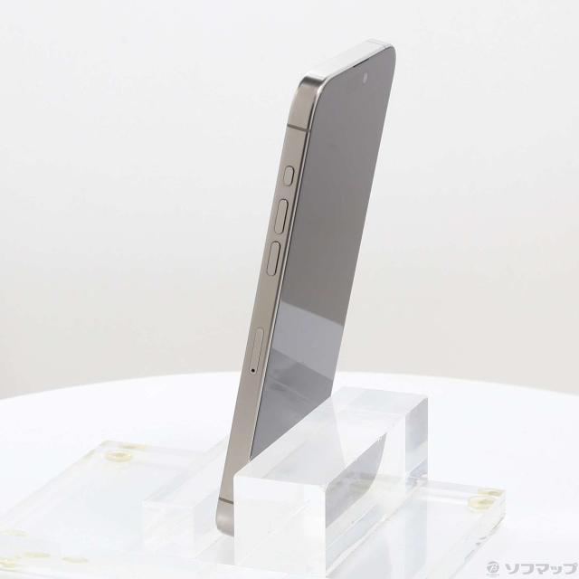 (中古)Apple iPhone15 Pro Max 256GB ナチュラルチタニウム MU6R3J/A SIMフリー(377-ud)