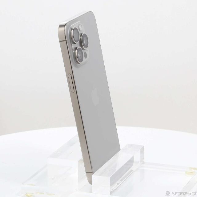 (中古)Apple iPhone15 Pro Max 256GB ナチュラルチタニウム MU6R3J/A SIMフリー(377-ud)