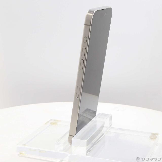 (中古)Apple iPhone15 Pro Max 256GB ナチュラルチタニウム MU6R3J/A SIMフリー(348-ud)