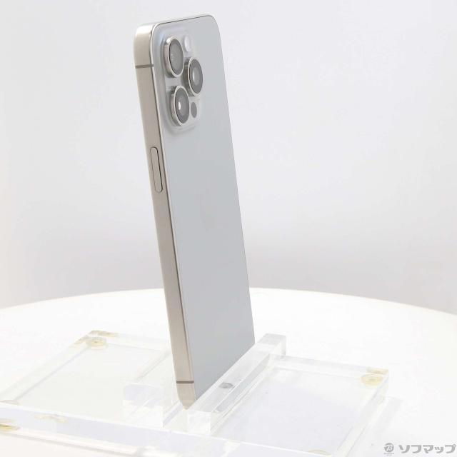 (中古)Apple iPhone15 Pro Max 256GB ナチュラルチタニウム MU6R3J/A SIMフリー(348-ud)