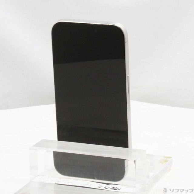 (中古)Apple iPhone15 Pro 256GB ホワイトチタニウム MTUD3J/A SIMフリー(348-ud)_2