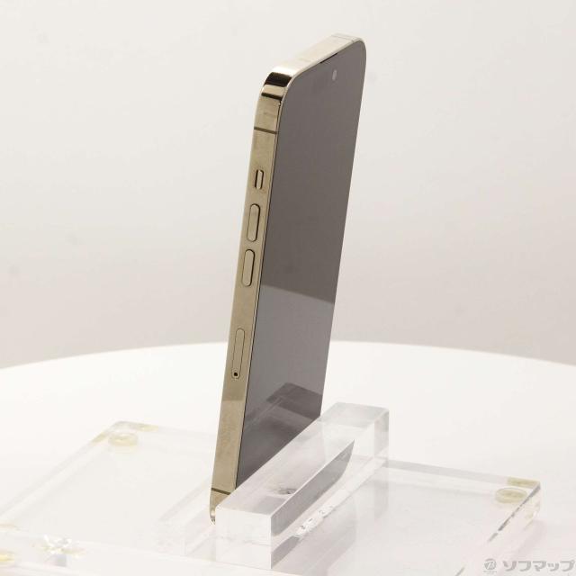 (中古)Apple iPhone14 Pro 128GB ゴールド MQ073J/A SIMフリー(348-ud)_1