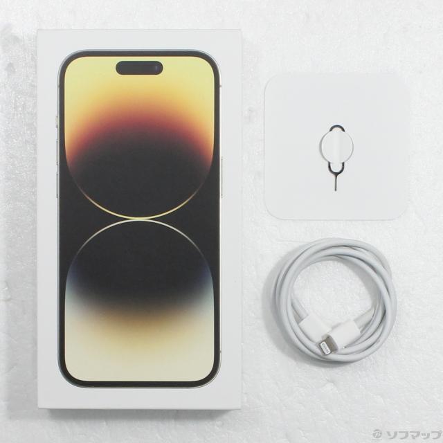 (中古)Apple iPhone14 Pro 128GB ゴールド MQ073J/A SIMフリー(348-ud)_4