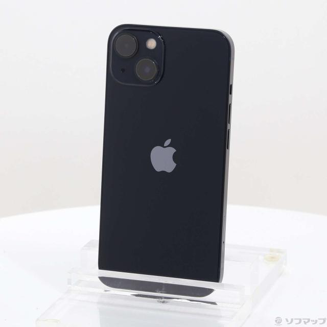 (中古)Apple iPhone13 128GB ミッドナイト MLNC3J/A SIMフリー(258-ud)
