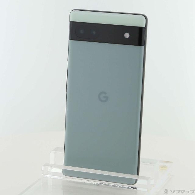 (中古)GOOGLE Google Pixel 6a 128GB セージ GB17L Softbank SIMフリー(251-ud)