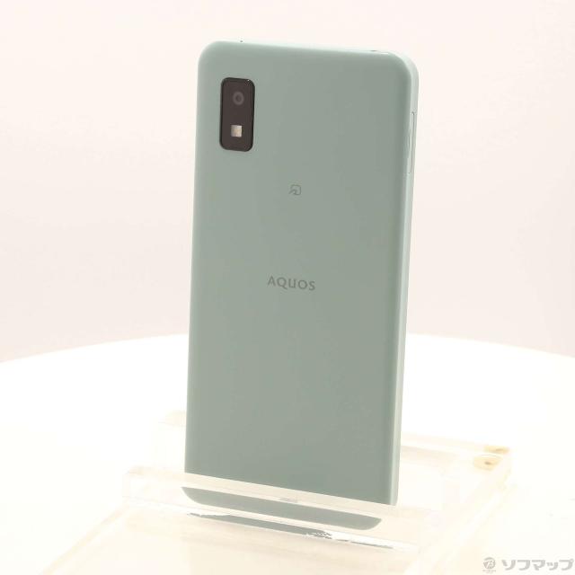 中古)SHARP AQUOS wish2 64GB オリーブグリーン A204SH Y!mobile SIM