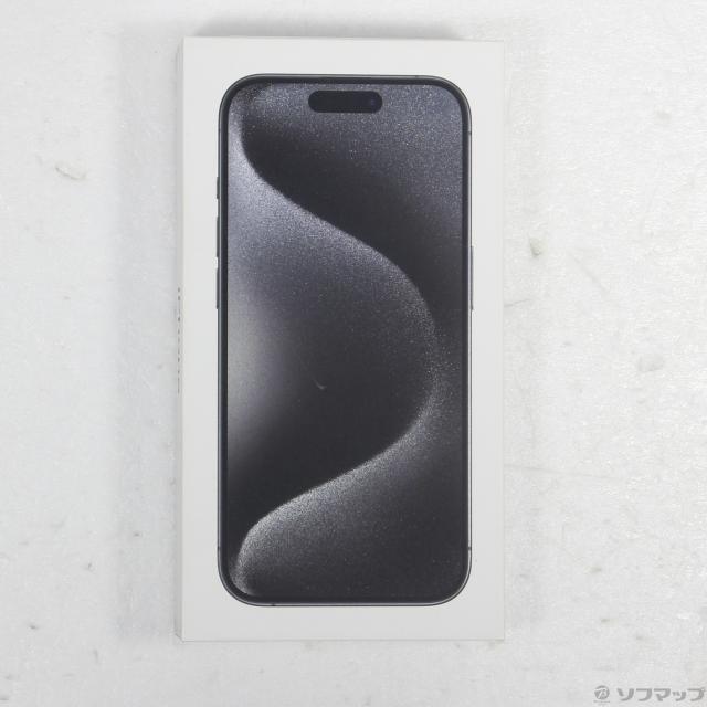 中古品〕 iPhone15 Pro 256GB ブラックチタニウム MTUC3J／A SIMフリー
