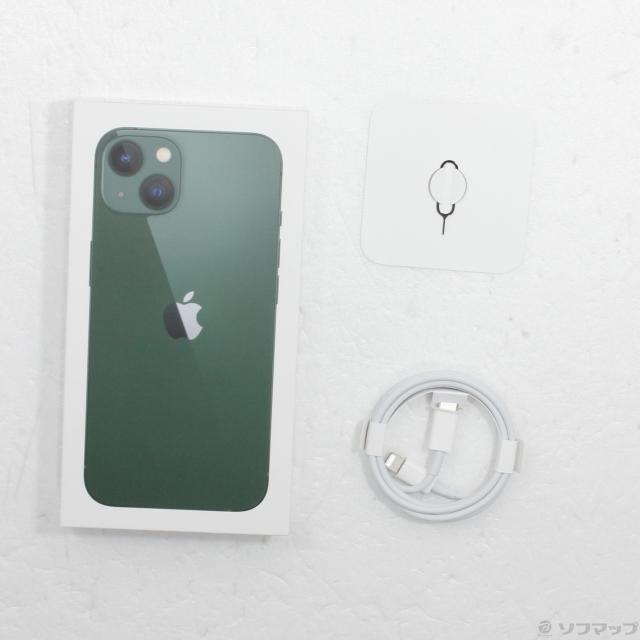 (中古)Apple iPhone13 128GB グリーン MNGG3J/A SIMフリー(368-ud)_4