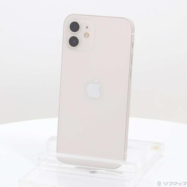 (中古)Apple iPhone12 64GB ホワイト MGHP3J/A SIMフリー(368-ud)