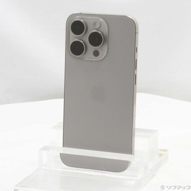 中古)Apple iPhone15 Pro 512GB ナチュラルチタニウム MTUK3J/A SIM