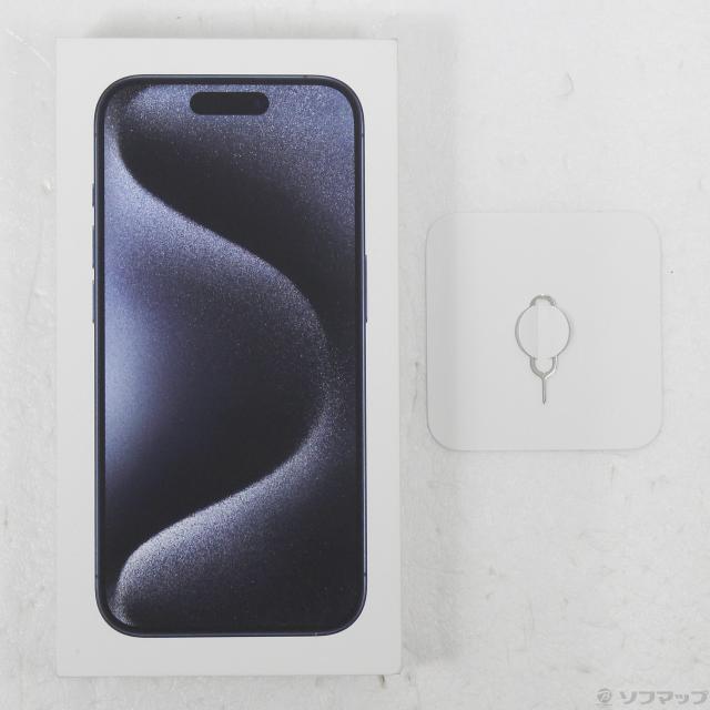 (中古)Apple iPhone15 Pro 256GB ブルーチタニウム MTUG3J/A SIMフリー(348-ud)_4