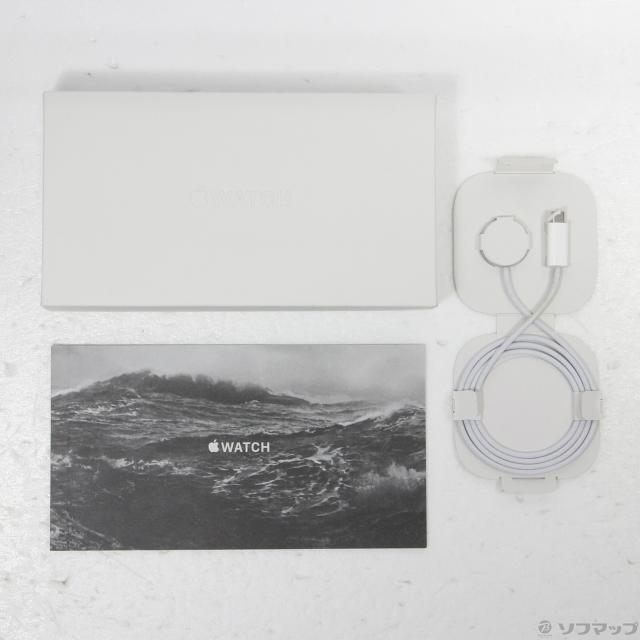 (中古)Apple Apple Watch Ultra GPS + Cellular 49mm チタニウムケース ミッドナイトオーシャンバンド(349-ud)_4