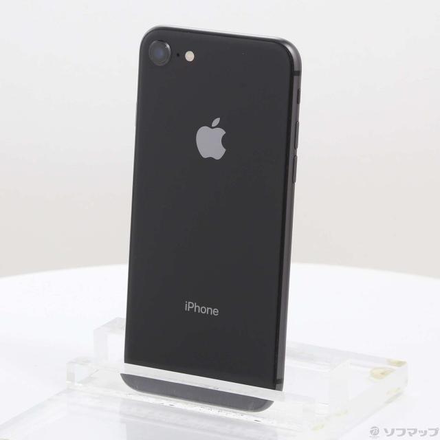 (中古)Apple iPhone8 64GB スペースグレイ MQ782J/A SoftBank(247-ud)
