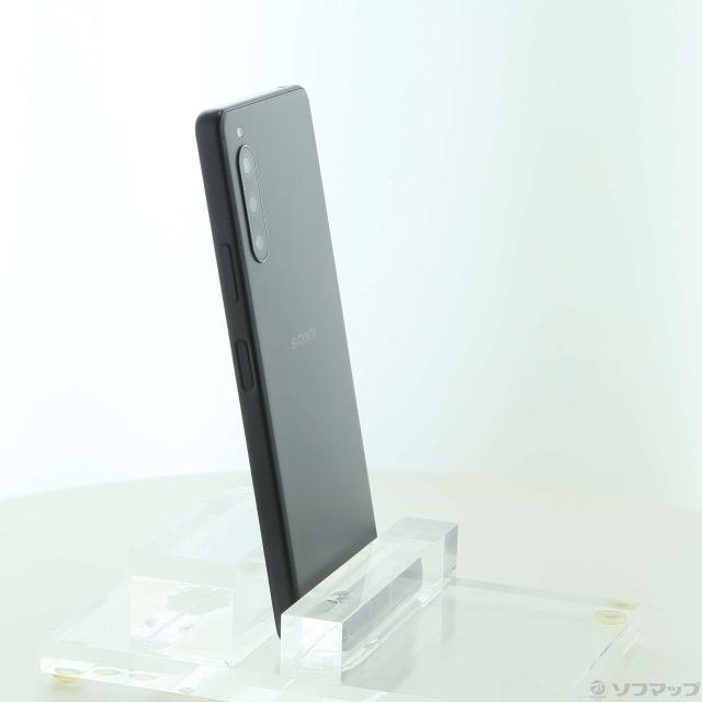(中古)SONY Xperia 10 IV 128GB ブラック A202SO Softbank SIMフリー (ネットワーク利用制限▲)(377-ud)