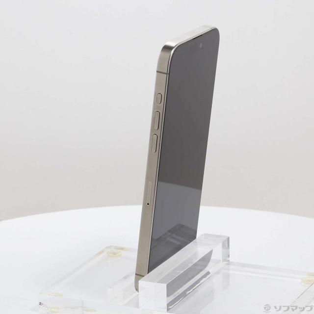 (中古)Apple iPhone15 Pro Max 256GB ナチュラルチタニウム MU6R3J/A SIMフリー(297-ud)