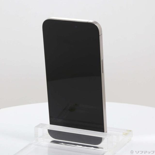 (中古)Apple iPhone15 Pro Max 256GB ナチュラルチタニウム MU6R3J/A SIMフリー(297-ud)