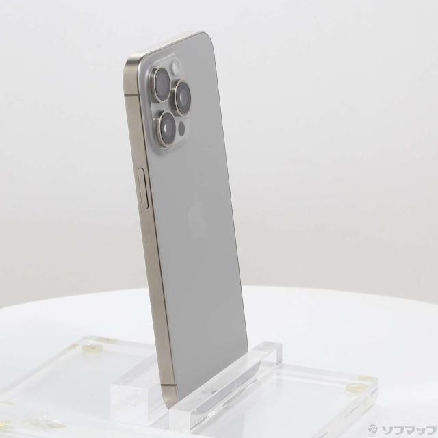 (中古)Apple iPhone15 Pro Max 256GB ナチュラルチタニウム MU6R3J/A SIMフリー(297-ud)