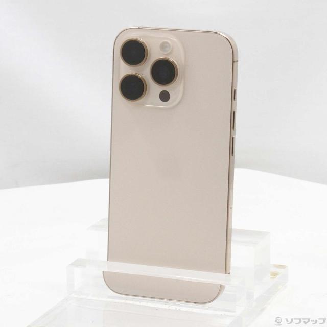 中古)Apple iPhone16 Pro 128GB デザートチタニウム MYMX3J/A SIM