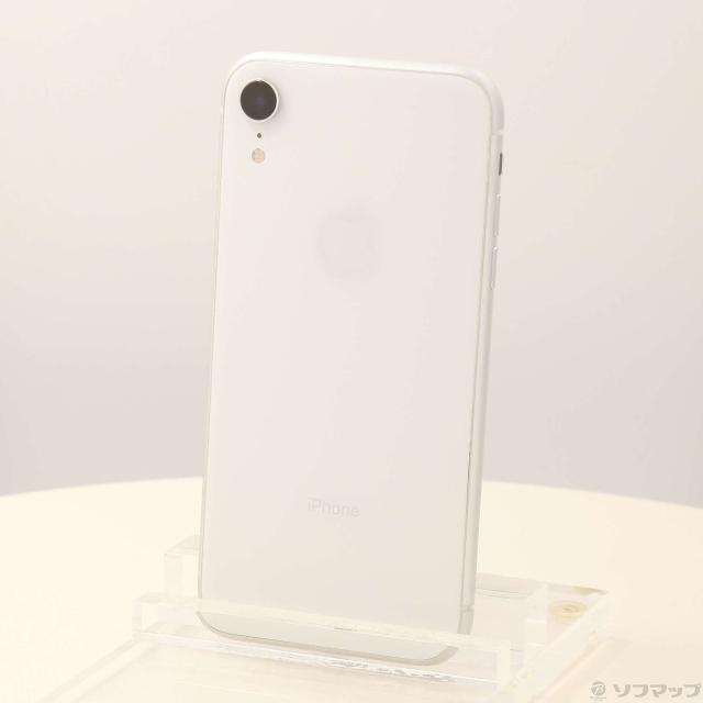 (中古)Apple iPhoneXR 64GB ホワイト MT032J/A SIMフリー(258-ud)