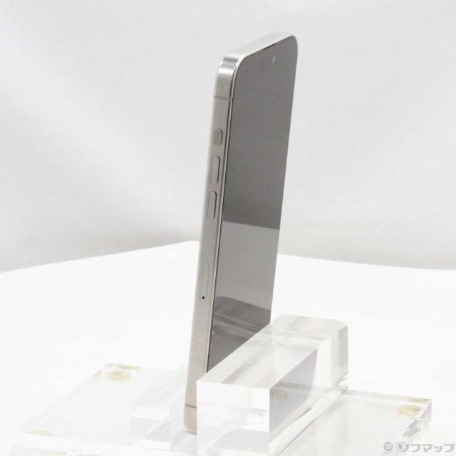 (中古)Apple iPhone15 Pro Max 256GB ホワイトチタニウム MU6Q3J/A SIMフリー(295-ud)
