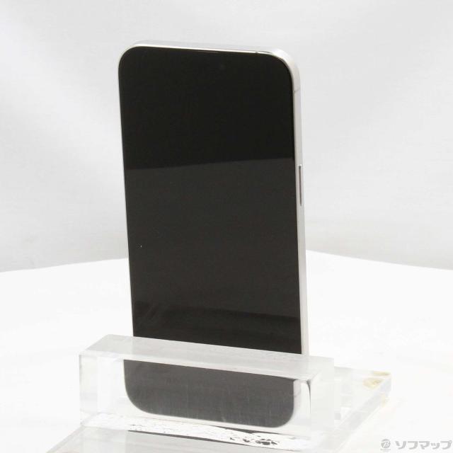 (中古)Apple iPhone15 Pro Max 256GB ホワイトチタニウム MU6Q3J/A SIMフリー(295-ud)