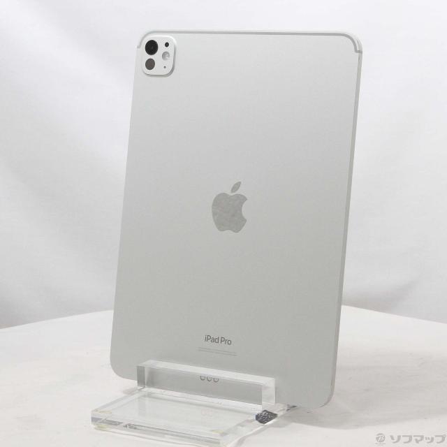 (中古)Apple iPad Pro 11インチ 第5世代 標準ガラス 256GB シルバー 3M773J/A Wi-Fi(368-ud)