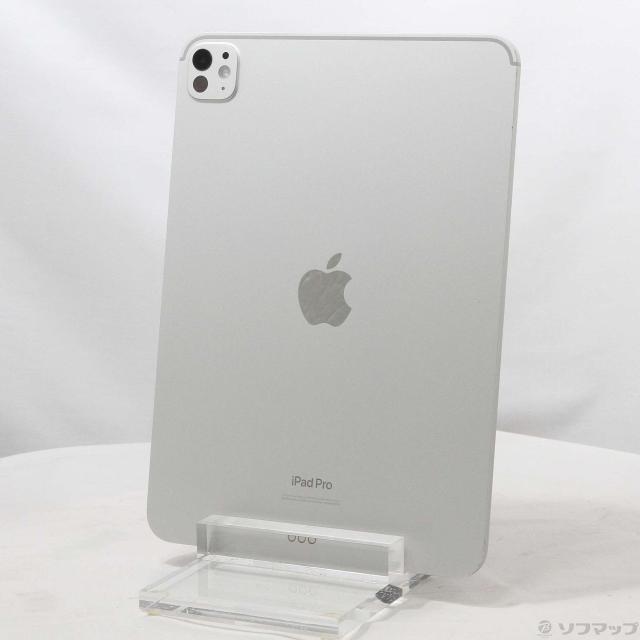 (中古)Apple iPad Pro 11インチ 第5世代 標準ガラス 256GB シルバー 3M773J/A Wi-Fi(198-ud)