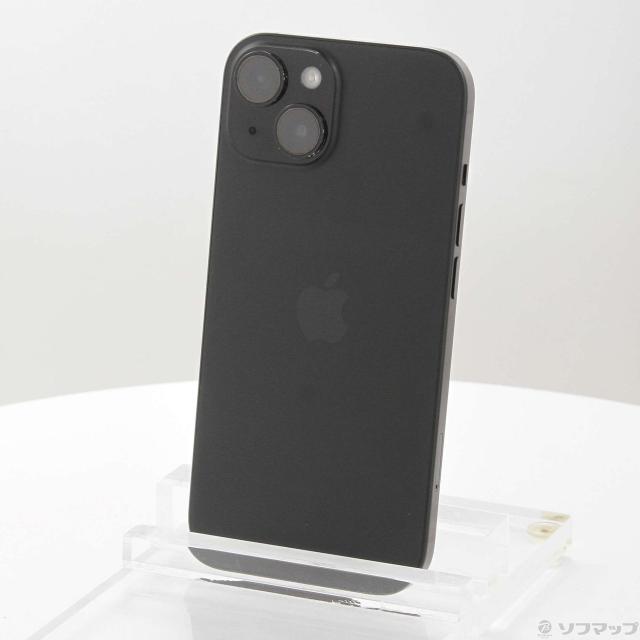 (中古)Apple iPhone15 256GB ブラック MTMN3J/A SIMフリー(344-ud)