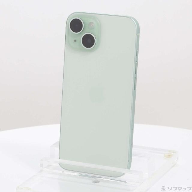 中古)Apple iPhone15 128GB グリーン MTMM3J/A SIMフリー(344-ud