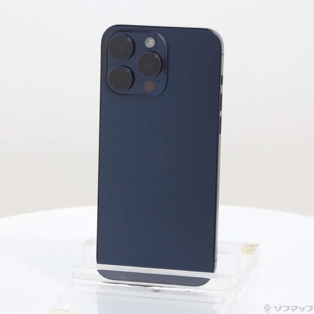 (中古)Apple iPhone15 Pro Max 256GB ブルーチタニウム MU6T3J/A SIMフリー(349-ud)