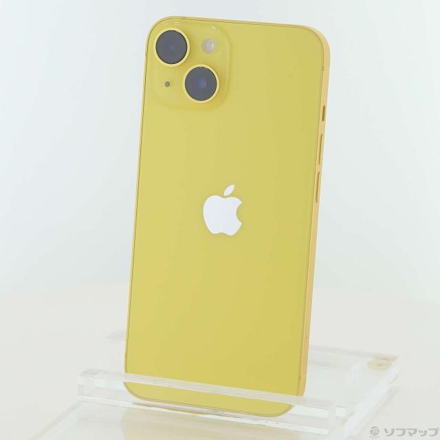 (中古)Apple iPhone14 128GB イエロー MR3Q3J/A SIMフリー(305-ud)