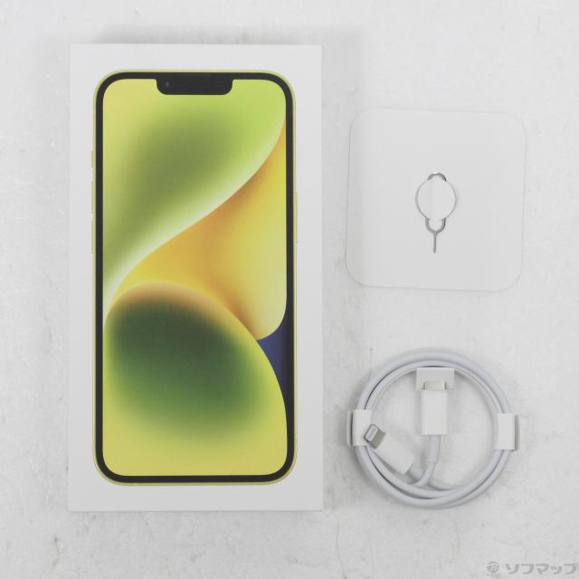 (中古)Apple iPhone14 128GB イエロー MR3Q3J/A SIMフリー(305-ud)_4