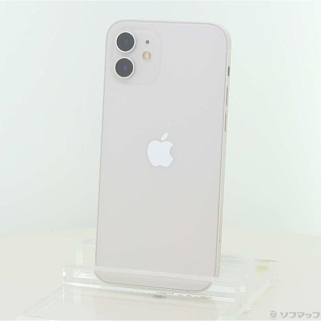 (中古)Apple iPhone12 128GB ホワイト MGHV3J/A SIMフリー(377-ud)