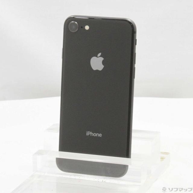中古】Apple au 【SIMロック解除済み】 iPhone 8 64GB スペースグレイ